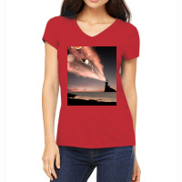 Lighthouse Light Women's V-neck T-shirt | Artistshot