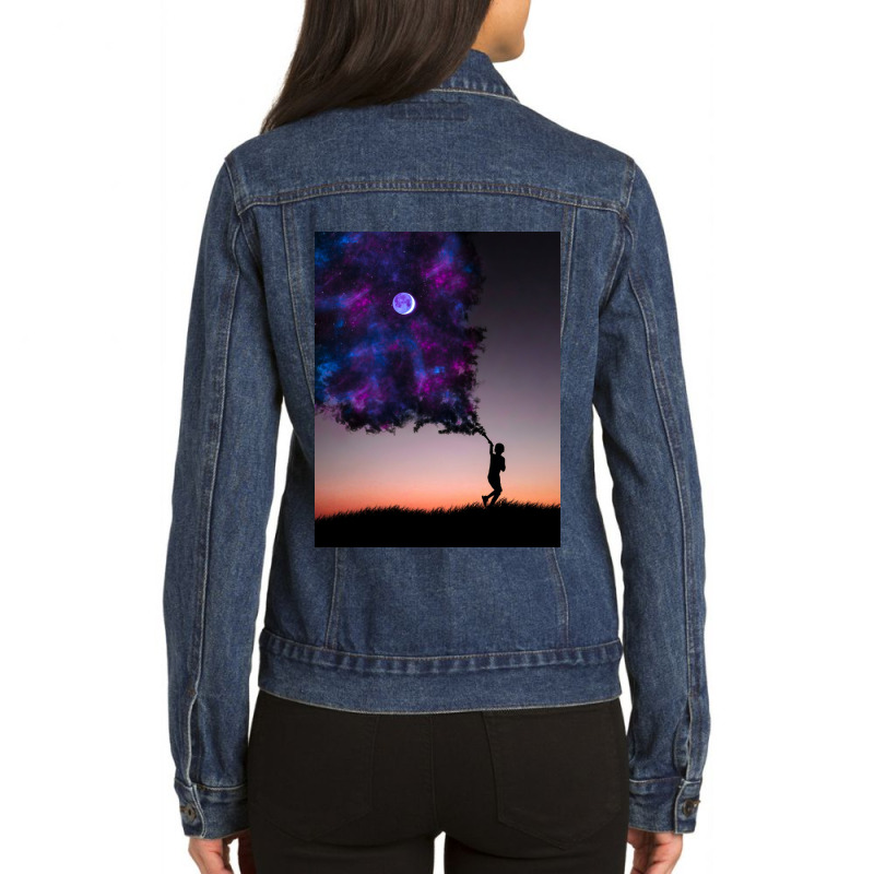 Free Kids Ladies Denim Jacket | Artistshot