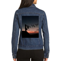 Free Birds Ladies Denim Jacket | Artistshot