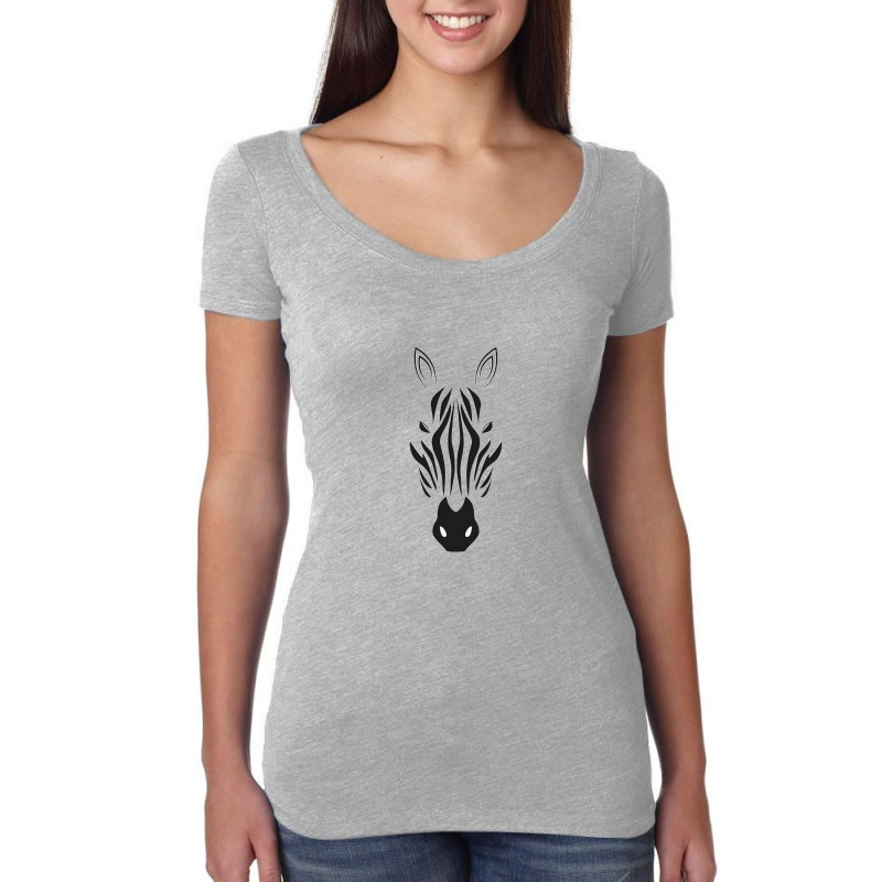 Zebra Women's Triblend Scoop T-shirt | Artistshot