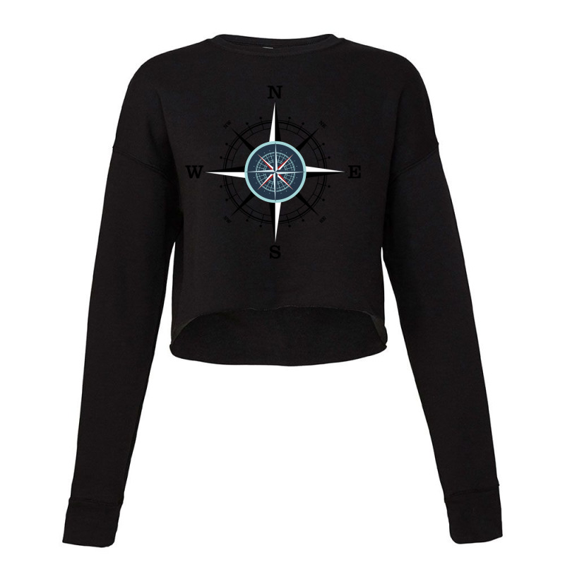 Compass Cropped Sweater | Artistshot