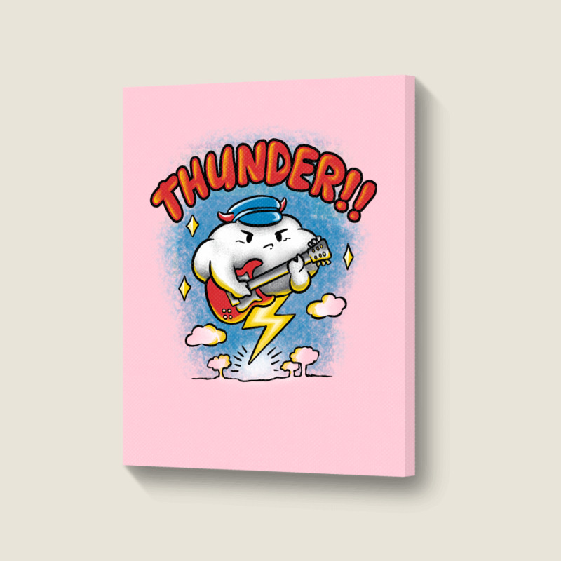 Thunder Portrait Canvas Print | Artistshot