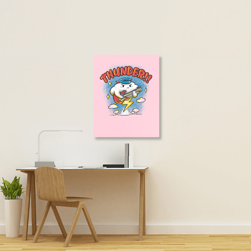 Thunder Portrait Canvas Print | Artistshot