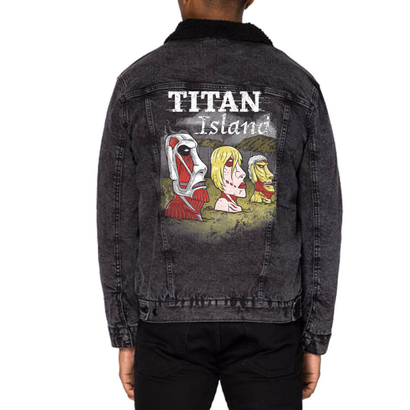 Titan Island Unisex Sherpa-lined Denim Jacket | Artistshot