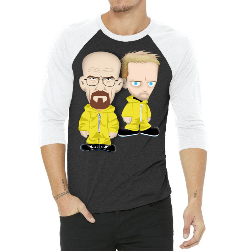 Funny Duo Danger Caricature Art 3/4 Sleeve Shirt | Artistshot