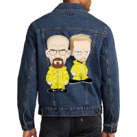 Funny Duo Danger Caricature Art Men Denim Jacket | Artistshot