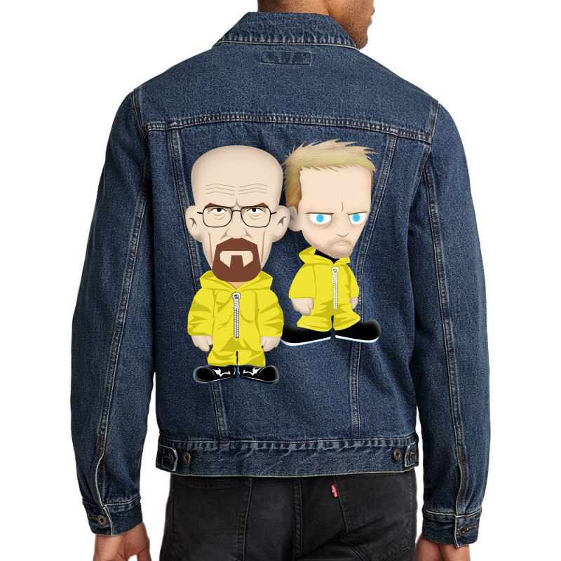 Funny Duo Danger Caricature Art Men Denim Jacket | Artistshot