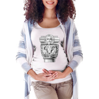 Vivace Mesopotamian Art Architecture Travel Maternity Scoop Neck T-shirt | Artistshot