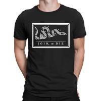 Join Or Die - Benjamin Franklin T-shirt | Artistshot