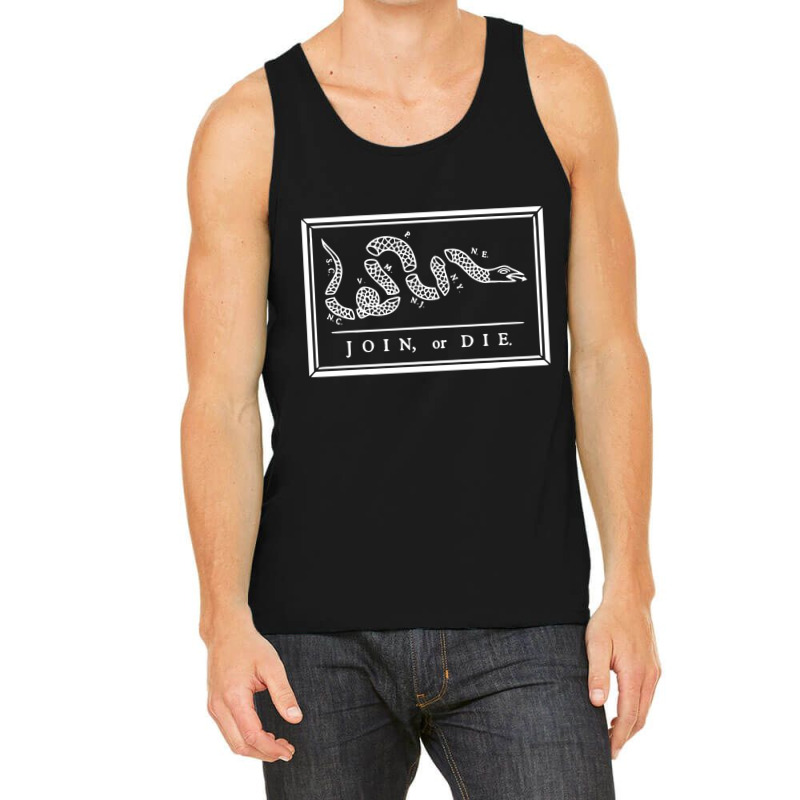 Join Or Die - Benjamin Franklin Tank Top | Artistshot