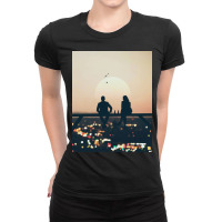 Sunset Love Ladies Fitted T-shirt | Artistshot