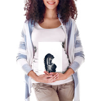 Girl Maternity Scoop Neck T-shirt | Artistshot