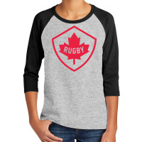 The Ncanada National Rugby Sevens Team#cc0000 Youth 3/4 Sleeve | Artistshot