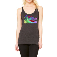 Alligator With Headphones And Sunglasses T Shirt Racerback Tank | Artistshot