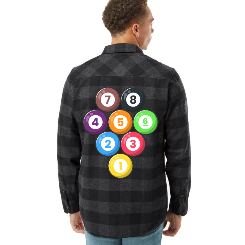 Billiard 8 Balls Flannel Shirt | Artistshot