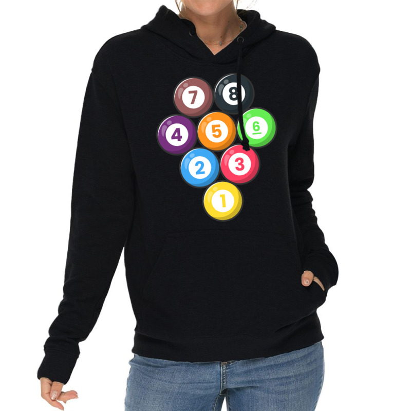 Billiard 8 Balls Lightweight Hoodie | Artistshot