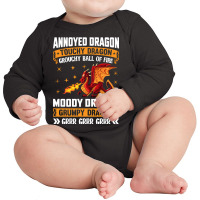 Hot Trend Funny Annoyed Grangon Long Sleeve Baby Bodysuit | Artistshot