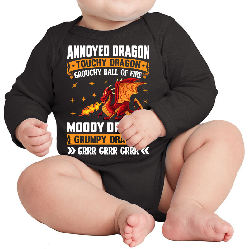 Hot Trend Funny Annoyed Grangon Long Sleeve Baby Bodysuit by lethithu856 | Artistshot