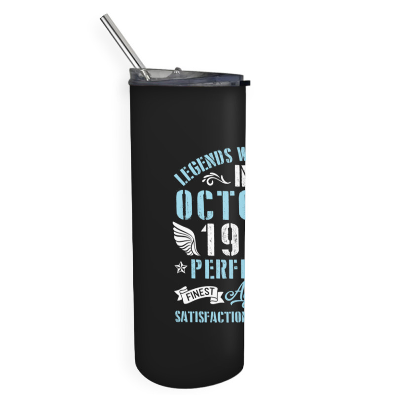 Legends Were Born In October 1976 Perfectly Aged H Skinny Tumbler | Artistshot