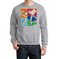 Billiard Balls Snooker Player Pool Billiard Pop Ar Crewneck Sweatshirt | Artistshot