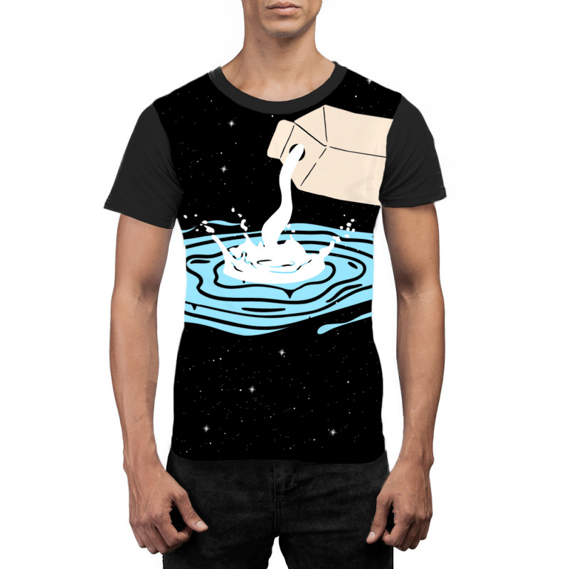 Cute Milky Way Galaxy In Space Science Premium T S Graphic T-shirt by wafaha | Artistshot