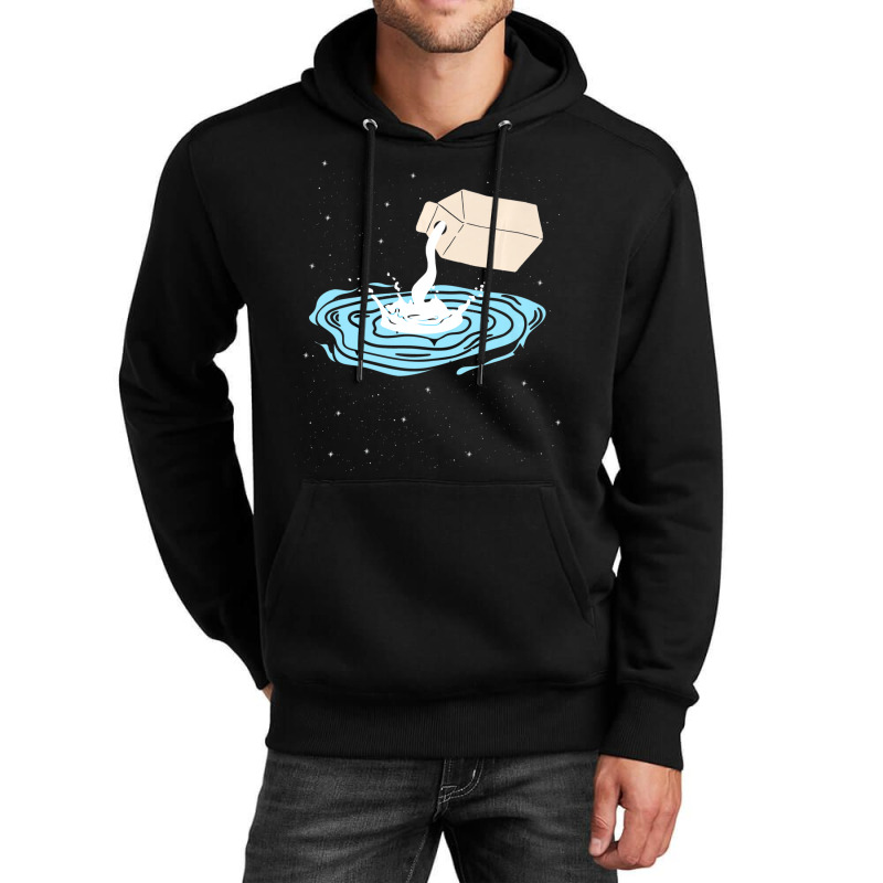 Cute Milky Way Galaxy In Space Science Premium T S Unisex Hoodie by wafaha | Artistshot