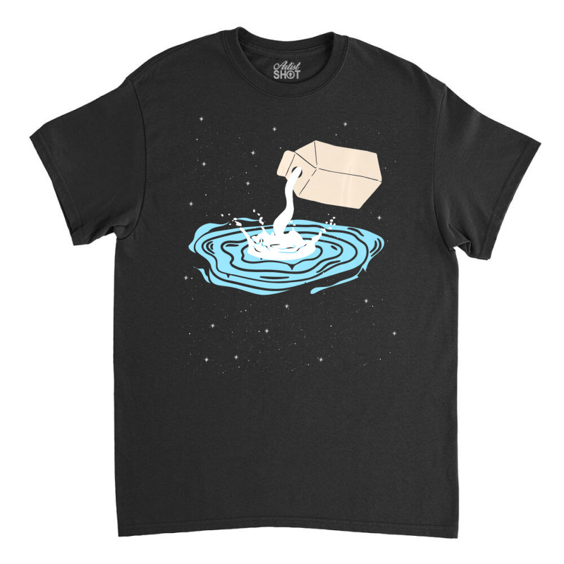 Cute Milky Way Galaxy In Space Science Premium T S Classic T-shirt by wafaha | Artistshot