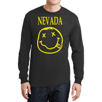 Smile Face Nevada Funny Long Sleeve Shirts | Artistshot