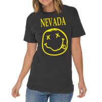 Smile Face Nevada Funny Vintage T-shirt | Artistshot