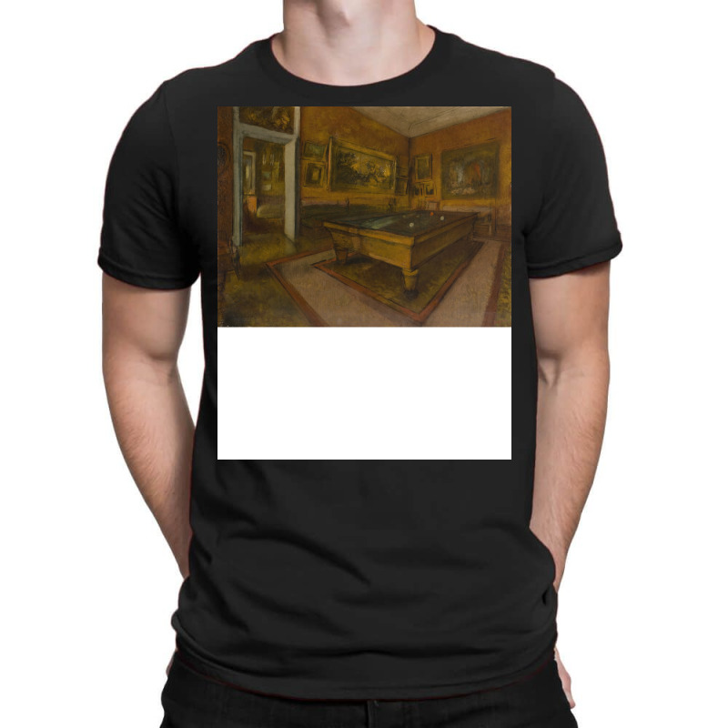 Billiard Room At Menil Hubert T-shirt | Artistshot