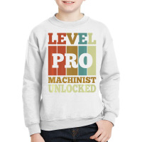 Machinist Pro Unlocked Vintage Style Unique Premiu Youth Sweatshirt | Artistshot