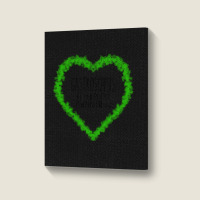 Limited Edition Gastroschisis Awareness Heart Supp Portrait Canvas Print | Artistshot