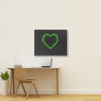 Limited Edition Gastroschisis Awareness Heart Supp Landscape Canvas Print | Artistshot