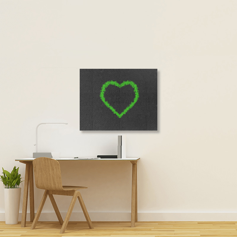 Limited Edition Gastroschisis Awareness Heart Supp Landscape Canvas Print | Artistshot