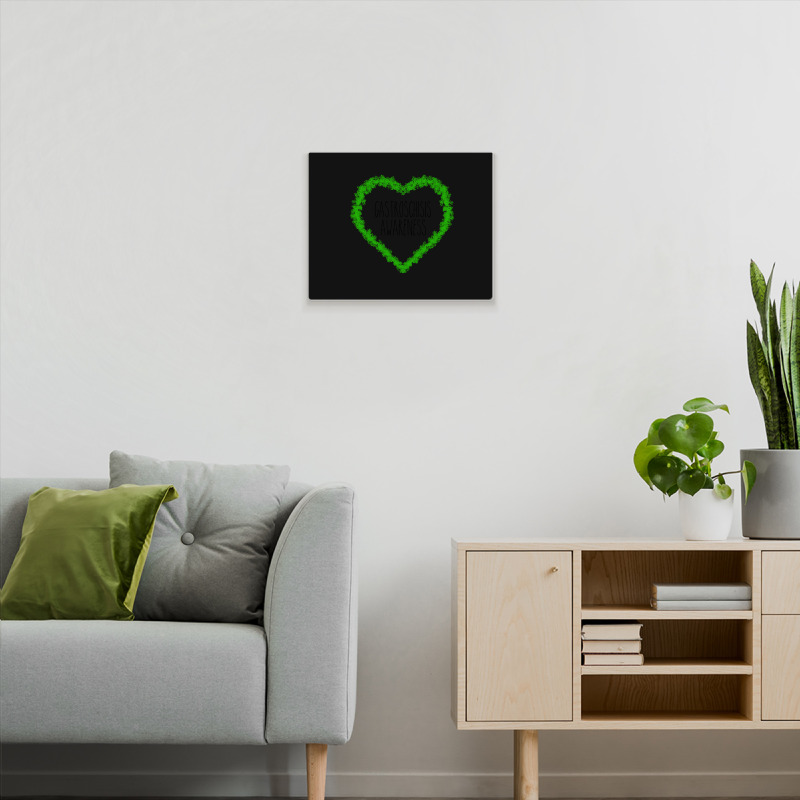 Limited Edition Gastroschisis Awareness Heart Supp Metal Print Horizontal | Artistshot