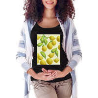 Hot Trend Lemon 2d Clip Art Pattern-1xsjz Maternity Scoop Neck T-shirt | Artistshot