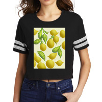 Hot Trend Lemon 2d Clip Art Pattern-1xsjz Scorecard Crop Tee | Artistshot