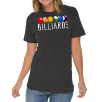 Billiards Balls Pool Player Vintage T-shirt | Artistshot