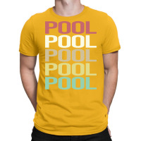 Colorful Text Pool T-shirt | Artistshot