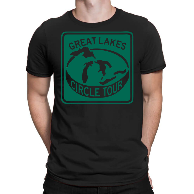 Great Lake Superior Circle Tour T-shirt | Artistshot