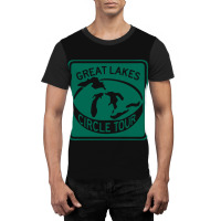 Great Lake Superior Circle Tour Graphic T-shirt | Artistshot