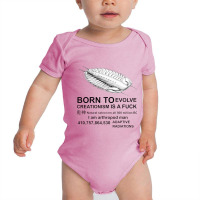 Born To Evolve Creationism Baby Bodysuit | Artistshot