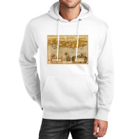 Vintage Isle Of Wight And English Coast Map (1588) Unisex Hoodie | Artistshot