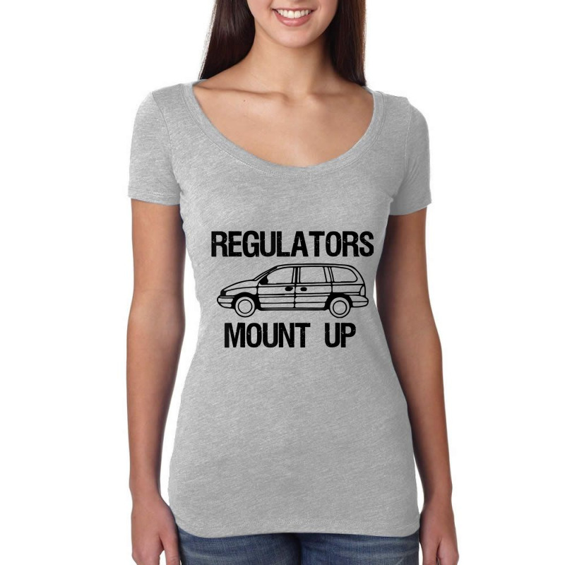 Regulators Mount Up Minivan T Shirt Women's Triblend Scoop T-shirt by hausch | Artistshot