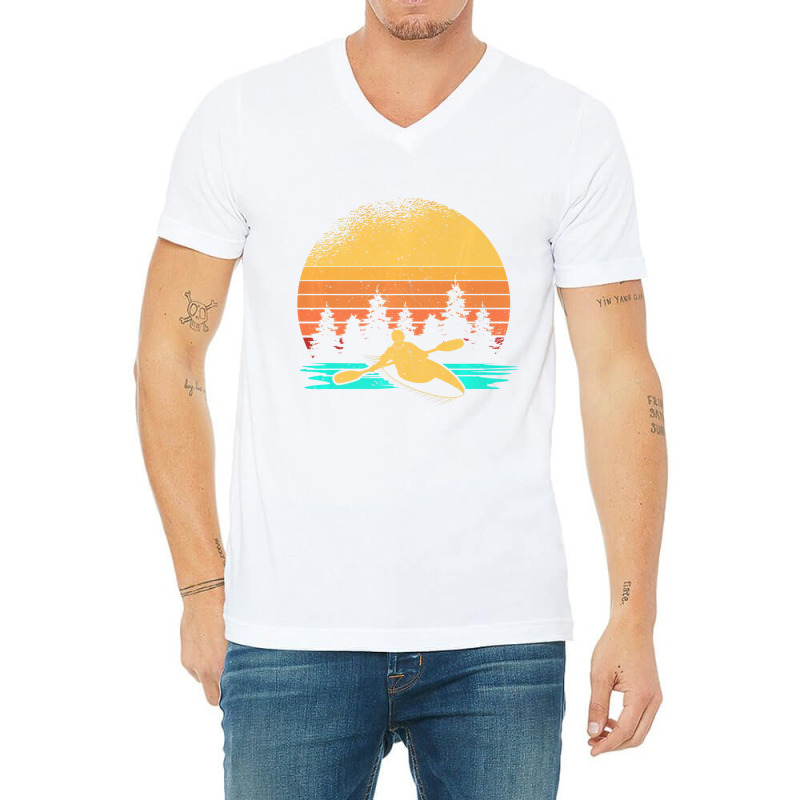 Vintage Lake And Canoe Premium T Shirt V-neck Tee | Artistshot