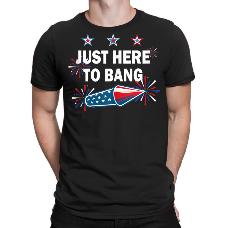 Just Here To Bang Firework 4th Of July Tank Top T-shirt | Artistshot