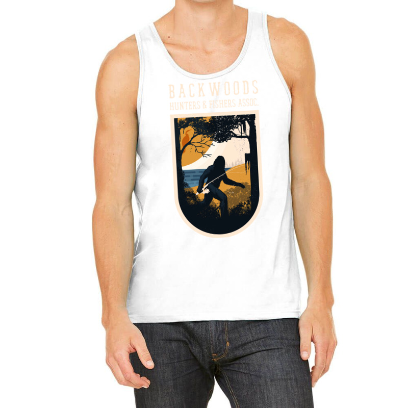 Gone Fishin Light On Dark Tumblr Tank Top | Artistshot