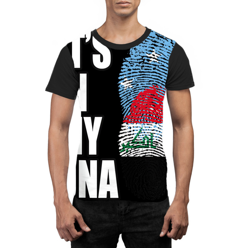 Iraqi And Micronesian Mix Dna Heritage Flag Tank T Graphic T-shirt by ravand | Artistshot