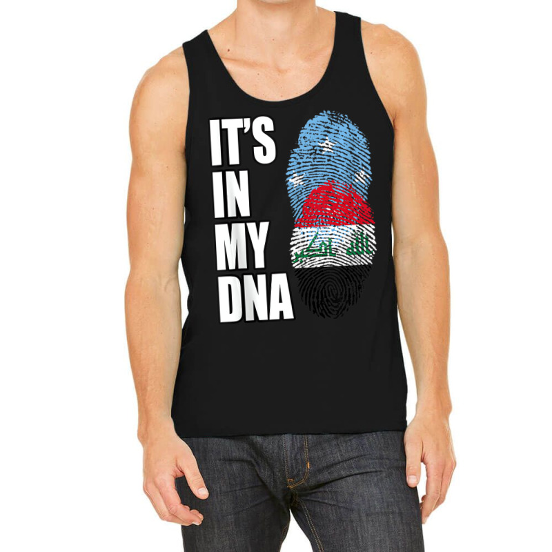 Iraqi And Micronesian Mix Dna Heritage Flag Tank T Tank Top by ravand | Artistshot