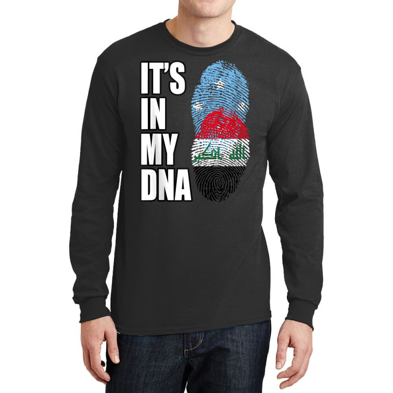 Iraqi And Micronesian Mix Dna Heritage Flag Tank T Long Sleeve Shirts by ravand | Artistshot